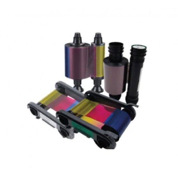 Evolis Farveb�nd - YMCKO 5-panel farveb�nd til 300 Kort udskrifter