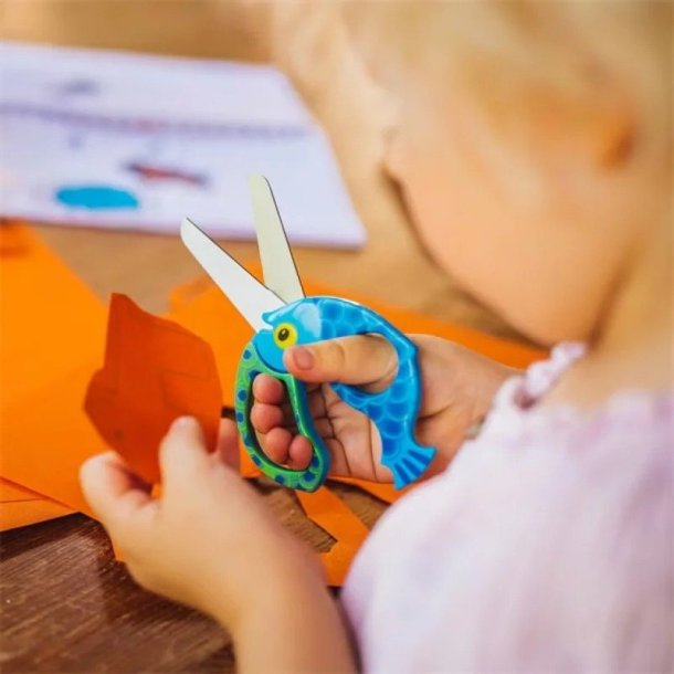 Fiskars brnesaks kids fisk - fra 3 r - afrundet blad - 13 cm