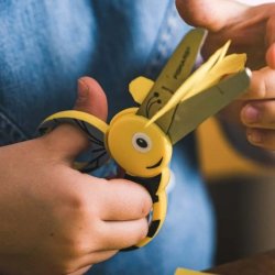 Fiskars brnesaks kids humlebi - fra 3 r - afrundet blad - 13 cm