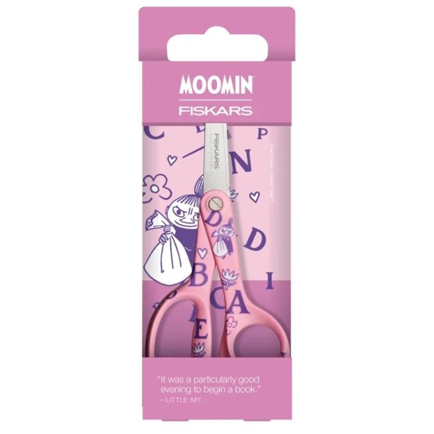 Fiskars brnesaks Lille My ABC - Moomin kids fra 6 r - 13 cm