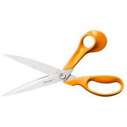 Fiskars Classic skrddersaks - orange hjrehnds saks - 27cm