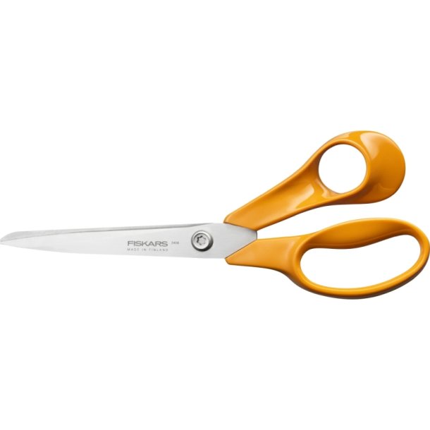 Fiskars classic universal saks - orange hjrehnds saks - 21cm 