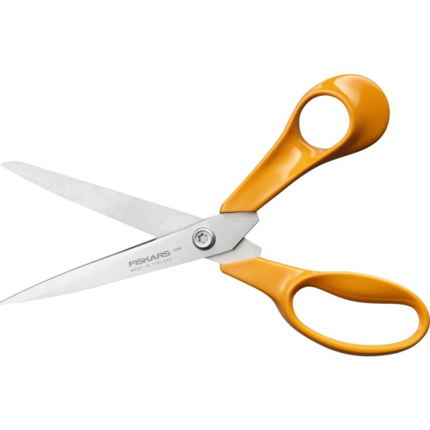 Fiskars classic universal saks - orange hjrehnds saks - 21cm 