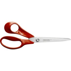 Fiskars universal saks - r�d venstreh�nds saks - 21cm 