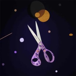 Fiskars skolesaks Lille My ABC  - Moomin universalsaks - 21 cm