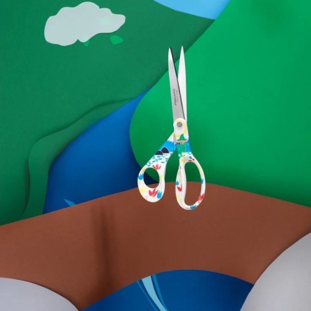 Fiskars skolesaks Sniff - Moomin universalsaks - 21 cm