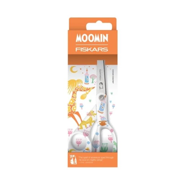 Fiskars skolesaks spgefuld - Moomin universalsaks - 21 cm