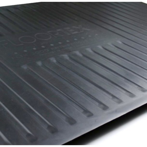 Floortex arbejdsmtte - AFS-TEX 3000 Aktiv - 50x100 cm - 20 mm - Midnatssort