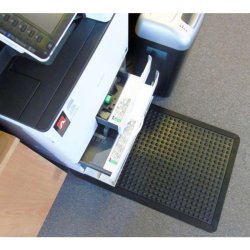 Floortex arbejdsmtte - AFS-TEX Gummi - 61x91 cm - 11 mm - sort