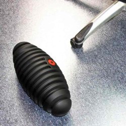 Floortex fodsttte - AFS-TEX dynamisk aktiv - 18x42 cm - 18 mm - sort