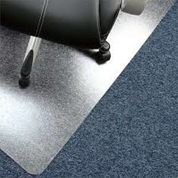 Floortex stoleunderlag 120x200 - 2,2mm Cleartex Advantagemat - PVC til tpper