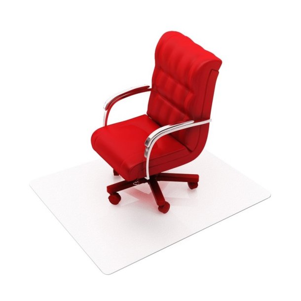 Floortex stoleunderlag 120x200 - 1,6mm Ecotex Evolutionmat - polycarbonat til hrde gulve