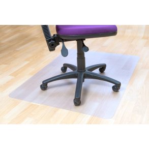 Floortex stoleunderlag 90x120 - 2,0mm Cleartex Advantagemat - PVC til h�rde gulve