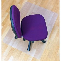 Floortex stoleunderlag 120x150 - 2,2mm Antistatisk Computex - PVC til hrde gulve