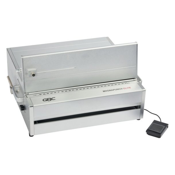 GBC - Magnapunch Elite Electric Multi Die set Punch with Foot Pedal 30 Sheet Punch Capacity - Multifunctional binding ma