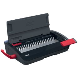 GBC - CombBind&reg; CB12 Manual Binding Machine - Comb binding machine - Manual - 165 sheets - 14 sheets - 29.7 cm - Black, 