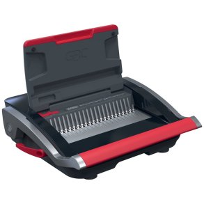 GBC - CombBind&reg; CB25 Manual Binding Machine - Comb binding machine - Manual - 390 sheets - 28 sheets - 29.7 cm - Black, 