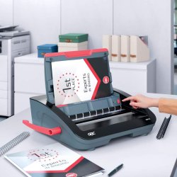GBC - WireBind&reg; WB15E Electric Binding Machine - Wire binding machine - Electric - 125 sheets - 17 sheets - 29.7 cm - Bl