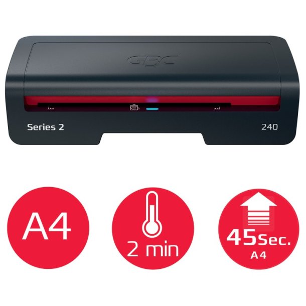 GBC 240 Home Office A4 lamineringsmaskine � hurtig og kompakt laminator A4