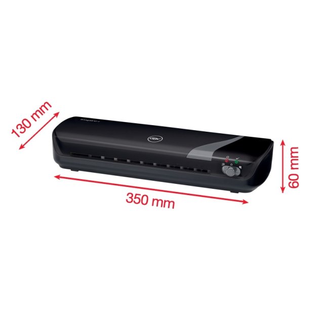 GBC Inspire A4 lamineringss�t � Sort Laminator A4 med 4-i-1 s�t