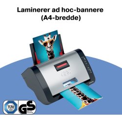 GBC auto lamineringsmaskine A4 Velocity med lamineringsrulle
