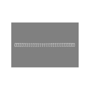 GBC - Wire spines 3:1 NO4 6mm A4 - White - 3 sheets - Metal - A4 - 6 mm - 34