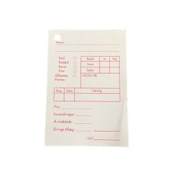 Forandringskort - 500 stk. - 11,5x7,8 cm - Hvid