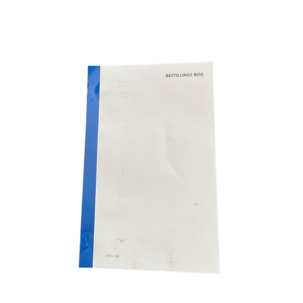 Bestillingsbog - 100 ark - 21x13,8 cm - Hvid
