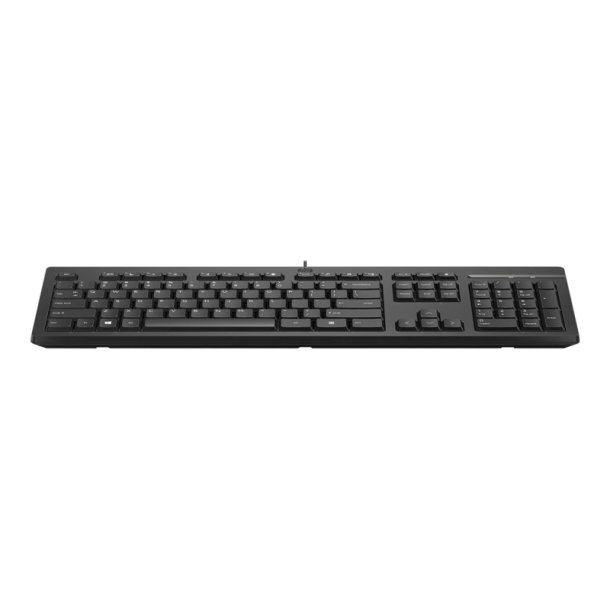 HP Tastatur - 125 - USB kabel - Dansk - Sort