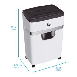 HP OneShred 12MC Makulator - 25 Liter - 10 ark - P5