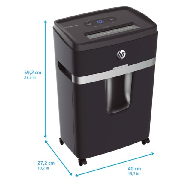HP Pro Shredder 18CC makulator - 25 Liter - 18 ark - P4