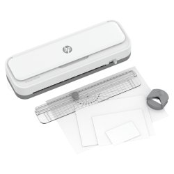 HP A4 Lamineringsmaskine - OneLam laminator 400 - hvid - Kold og varm A4 laminator
