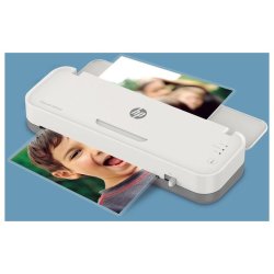 HP A4 Lamineringsmaskine - OneLam laminator 400 - hvid - Kold og varm A4 laminator