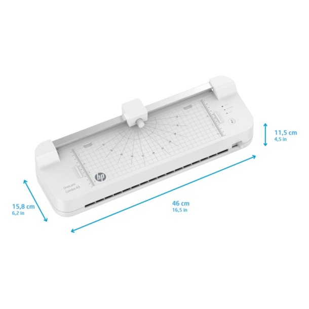 HP A3 Lamineringsmaskine - OneLam Combo - hvid - Kold og varm A3 laminator