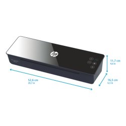 HP A3 Lamineringsmaskine - Pro laminator 600 - sort - Kold og varm A3 laminator