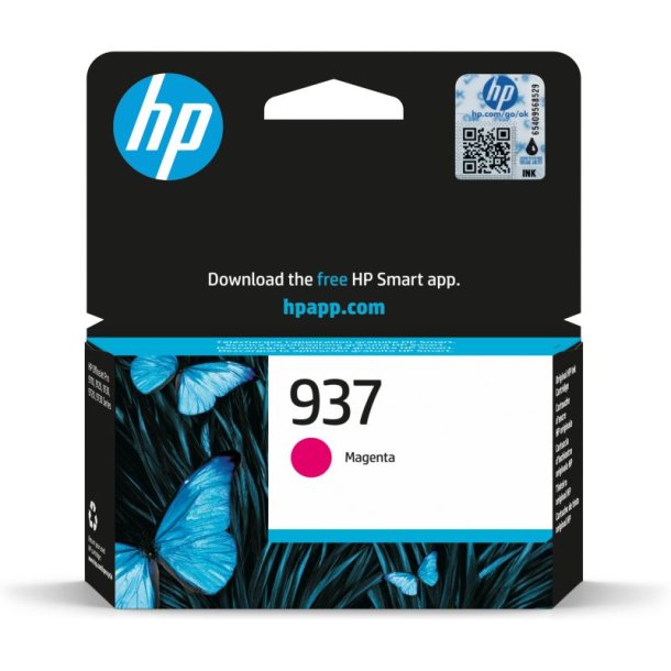 HP 937 Magenta - Original Blkpatron - til OfficeJet Pro 9110, 9120, 9130, 9720, 9730