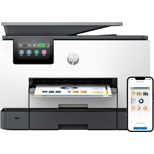 HP OfficeJet Pro 9130b All-In-one - Multifunktionsprinter - farve - blkprinter - A4