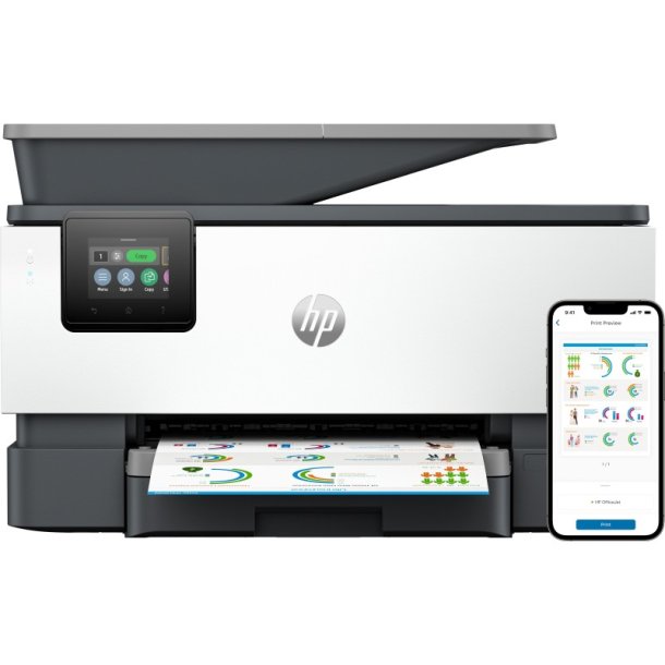 HP OfficeJet Pro 9120b All-In-one - Multifunktionsprinter - farve - blkprinter - A4