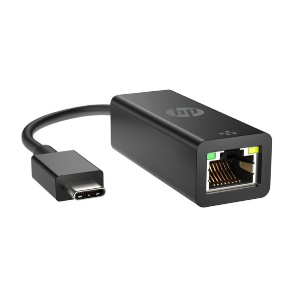 HP - USB-C to RJ45 Adapter G2 - Wired - USB Type-C - Ethernet - 1 - Black - China, Vietnam
