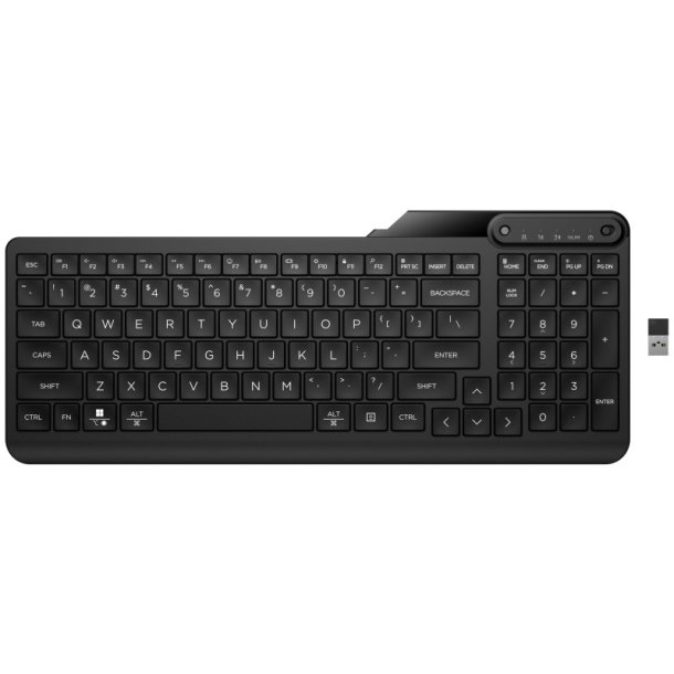 HP 475 trdlst tastatur - Fuld strrelse (100 %) - Trdls - RF trdls + Bluetooth - Membran