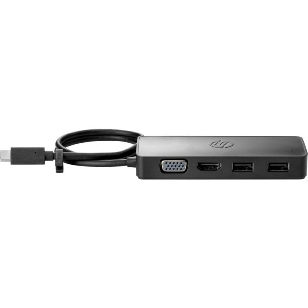 HP USB-C Travel Hub G2 - USB 3.2 Gen 1 (3.1 Gen 1) Type-C - sort