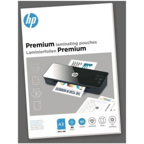 HP A3 Lamineringslommer - Premium 80my Skinnende - Egnet til varmlaminering - 50 stk.