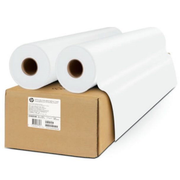 HP 24" Everyday Matte Polypropylene - selvklbende - 610mm x 22,9m - 168 g/m&sup2; - Pakke 2 stk.