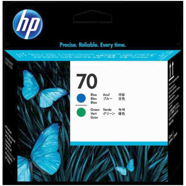 HP 70 - bl, grn - printhoved