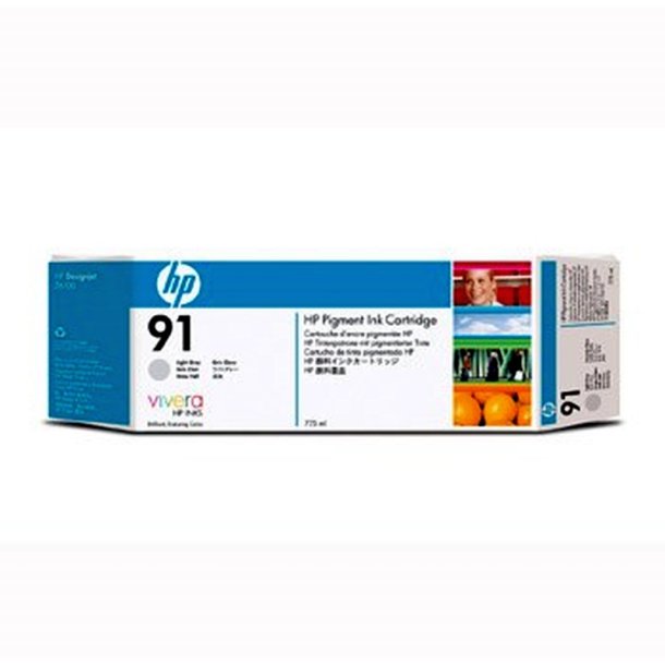 HP 91 - original - lysegr - 775 ml - Pigmentbaseret