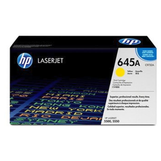 HP 645A LaserJet - original toner - yellow - 12000 sider