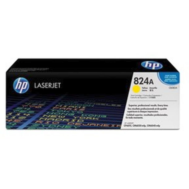 HP 824A -LaserJet - original toner - yellow - 21000 sider