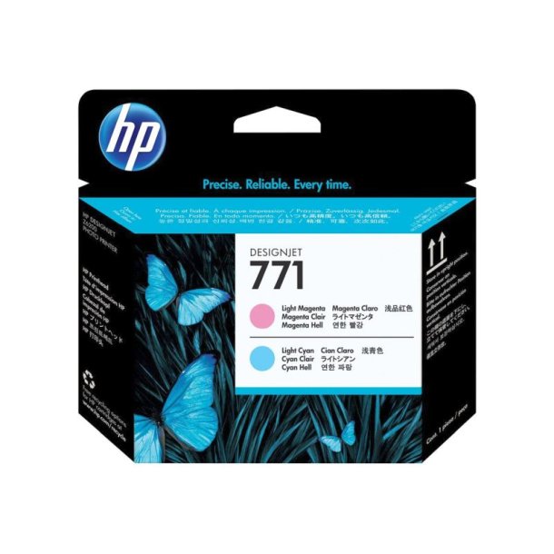 HP 771 Light Magenta/Light Cyan DesignJet - Printhead