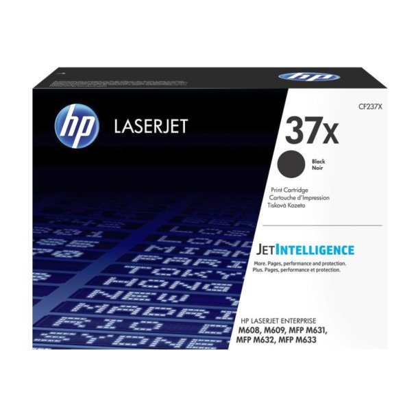 HP 37X - LaserJet - original toner - sort - 25000 sider