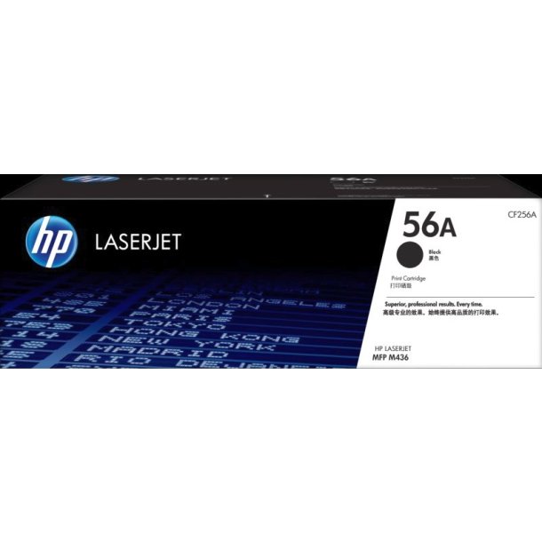 HP 56A - original LaserJet - toner - sort